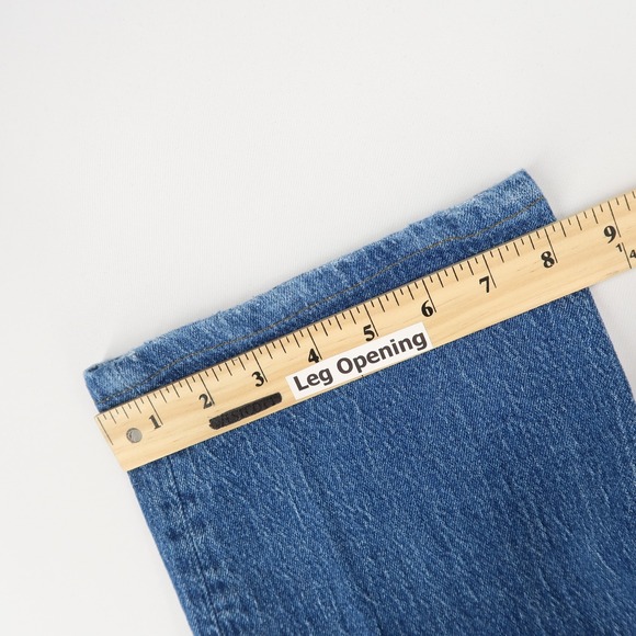 Madewell Perfect Vintage Wide-Leg Jeans Womens 25 Blue High Rise Crop Stretch - Picture 6 of 12